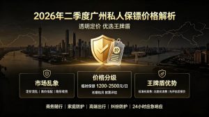 026年二季度广州私人保镖价格解析:透明定价优选王牌盾"